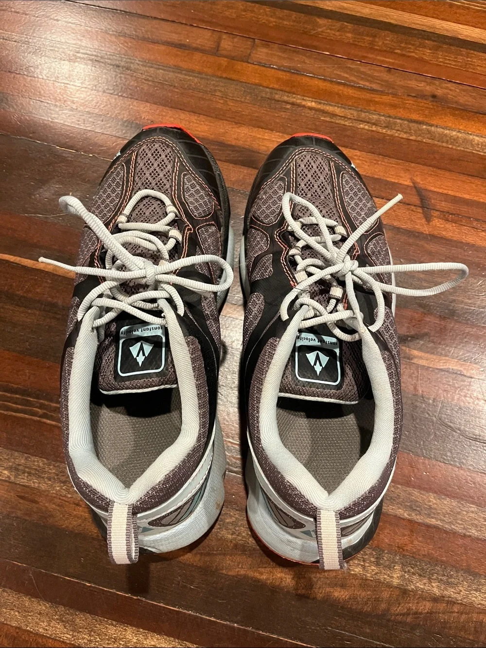 Vasque Men's Gray, Black and Light Blue Trail Sneakers size 8.5